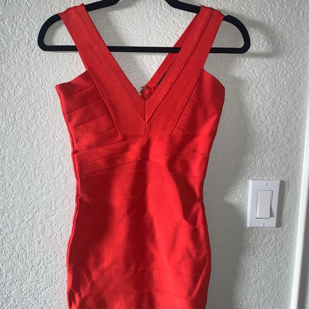 Orange Bebe Dress